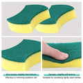 50/100/200pcs, [Ocean Freight] Cleaning Sponges, Double-Sided Cleaning Cloths, Household Cleaning, Dishwashing Sponges, Premium Kitchen Sponges, Durable Scratch-Resistant Sponges, Super Absorbent, Cleaning Supplies, Cleaning Tools, School Supplies