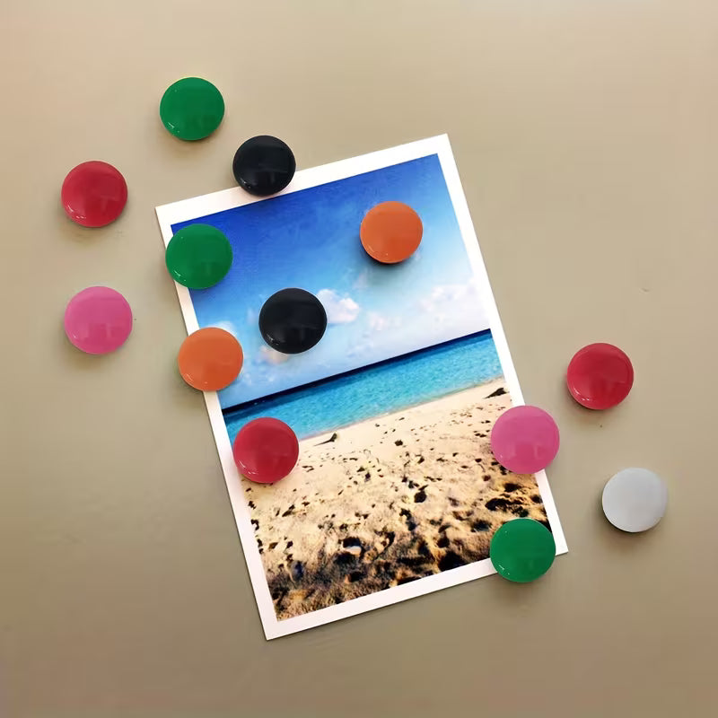 10pcs of Colourful Round Magnets, Charming Decorative Magnets Suitable for Kitchens, Offices, Lockers, Cabinets, And Dishwashers, Perfect for Kitchen Decor, Home Embellishments, And Gifts for Mother'S Day