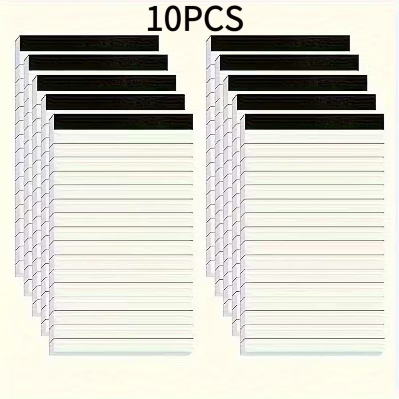 10pcs of White-Lined Notebooks, Each with 30 Sheets of Paper, Suitable for Office Note-Taking And Daily Planning - Perfect for School, Office, And Back-To-School Supplies, Organized Notebooks, Smooth Paper Quality, Notebook Supplies