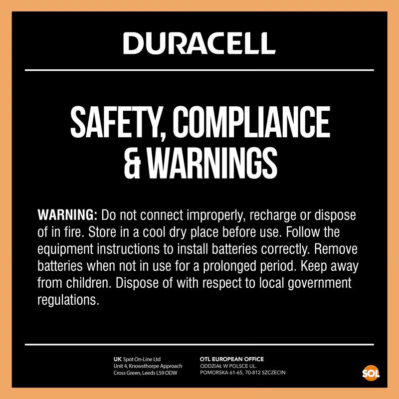 12 Pack Duracell Simply AA Batteries