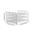 3/5 Tier Desktop Organization Rack Mesh File Tray with Handle