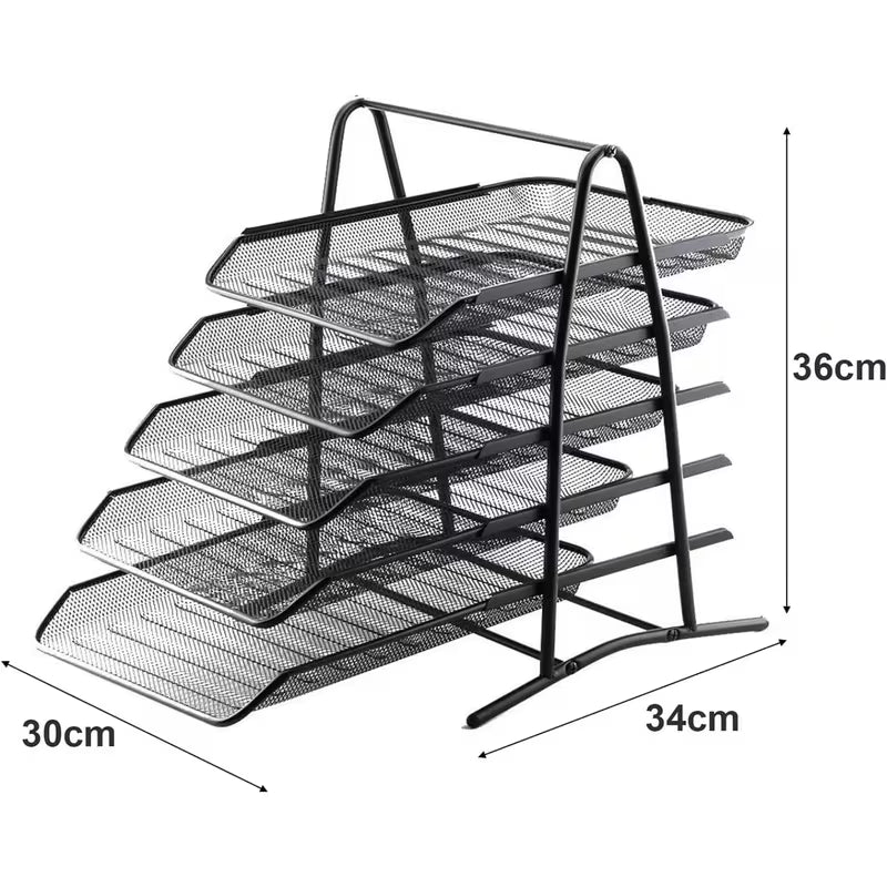 4/5 Tier Office Filing Trays Holder