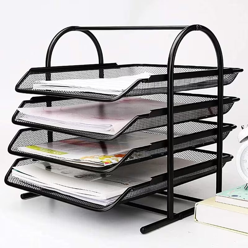 4/5 Tier Office Filing Trays Holder