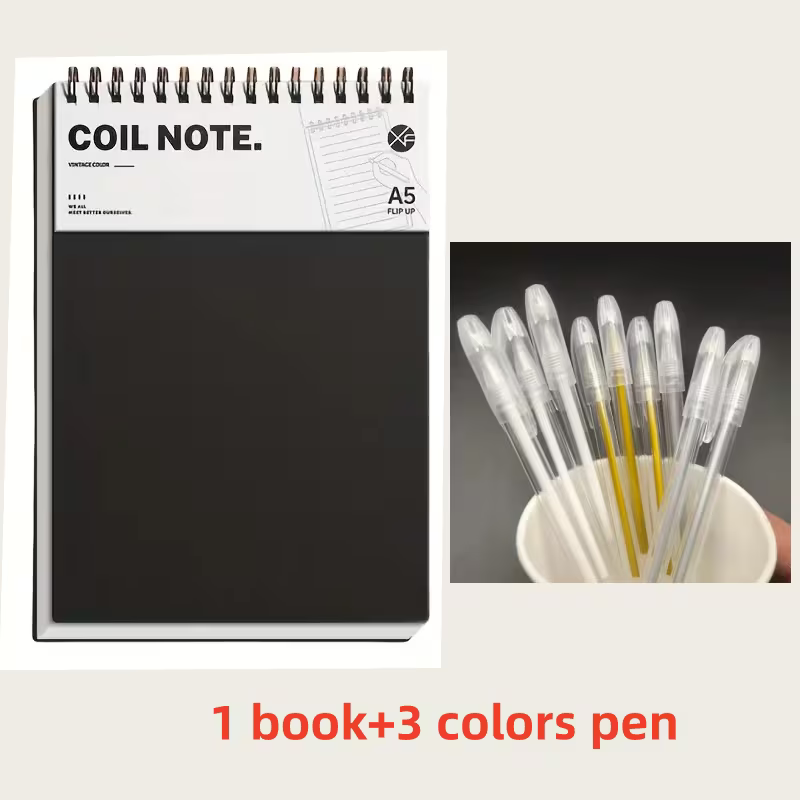 4pcs/set A5 Notebook- Multi color grid retro study book, double-sided pages, 80G thick paper, hard cover and watercolor design- perfect for university, office or gift exchange, notebook and diary