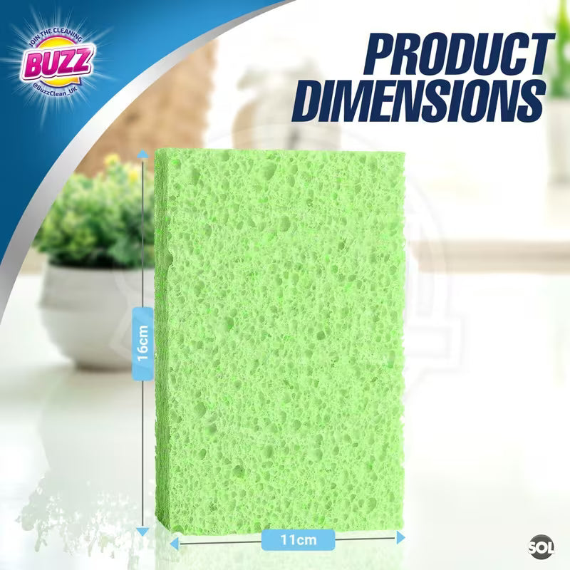 6 Pack Cellulose Sponge Wipes