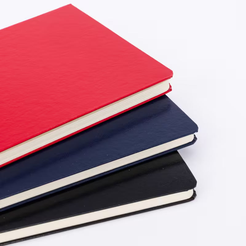 Evelay 3 Pack A5 Lined Hardback Notebooks – 240 Pages Each – Colorful Journals with Elastic Closure – Premium Paper for School, Work, Diary, or Gifts