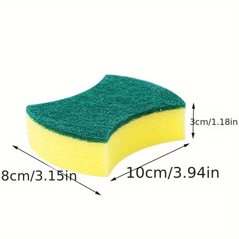 50/100/200pcs, [Ocean Freight] Cleaning Sponges, Double-Sided Cleaning Cloths, Household Cleaning, Dishwashing Sponges, Premium Kitchen Sponges, Durable Scratch-Resistant Sponges, Super Absorbent, Cleaning Supplies, Cleaning Tools, School Supplies