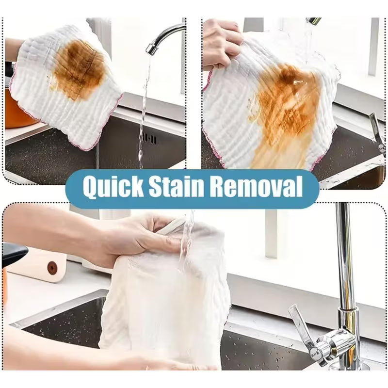 Jumbo Dish Cloths for Washing Up 20 Pack (52X38Cm)