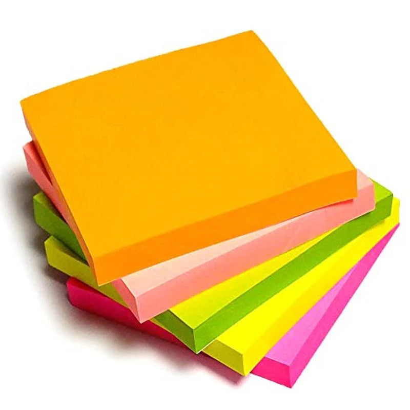 Neon Sticky Notepads