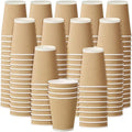 STL Coffee Cups Disposable Ripple Paper Cups for Tea, Hot Drinks, Triple Walled Insulated 12OZ