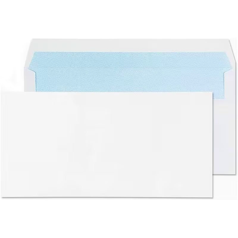 DL White Mailing Envelopes Self Seal